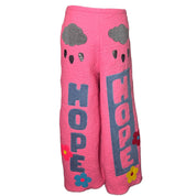 Pink Quilt Pants with Denim Hope & Love