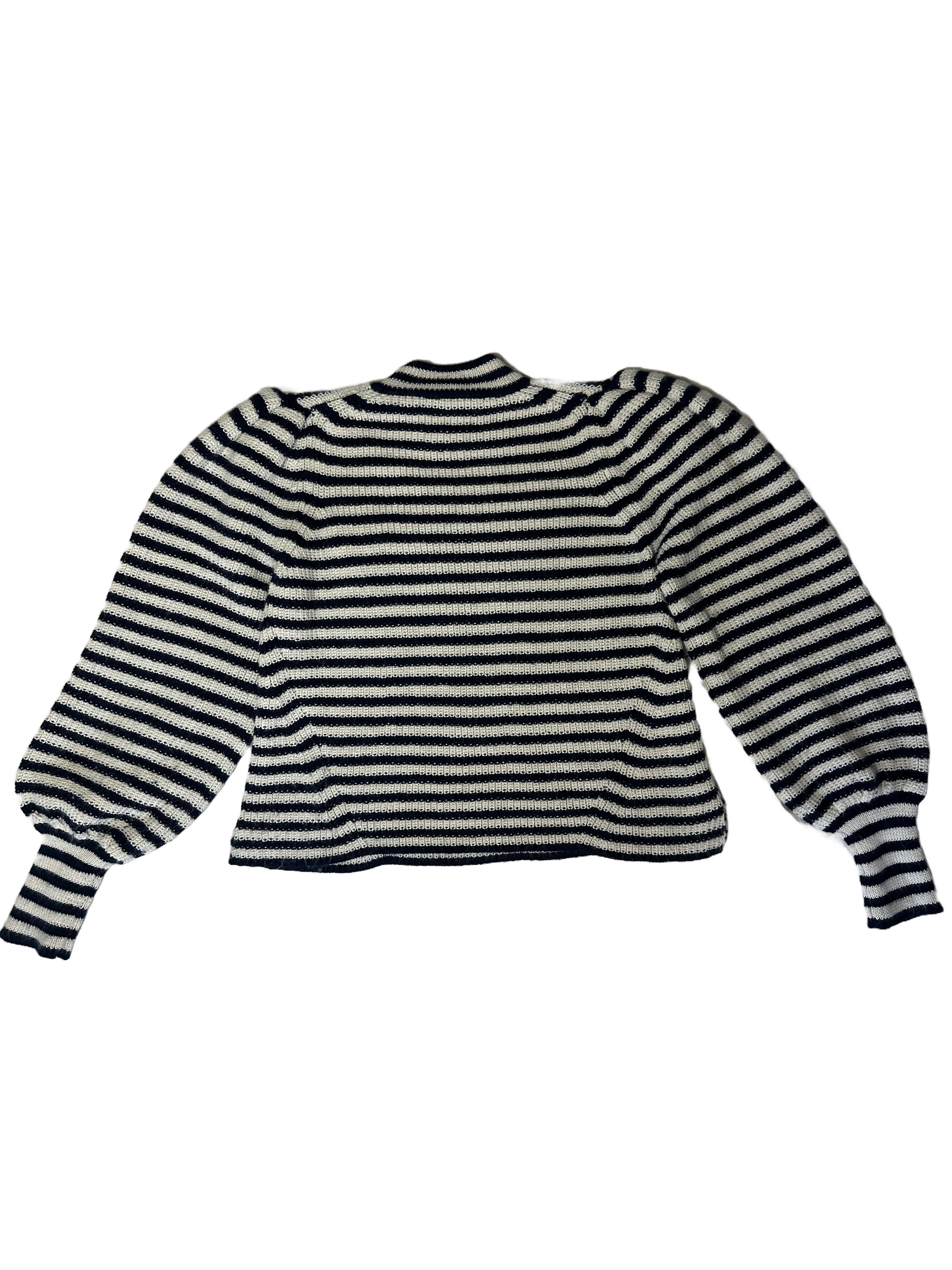Baby Alpaca Eleven Six Sweater with Cashmere Hearts