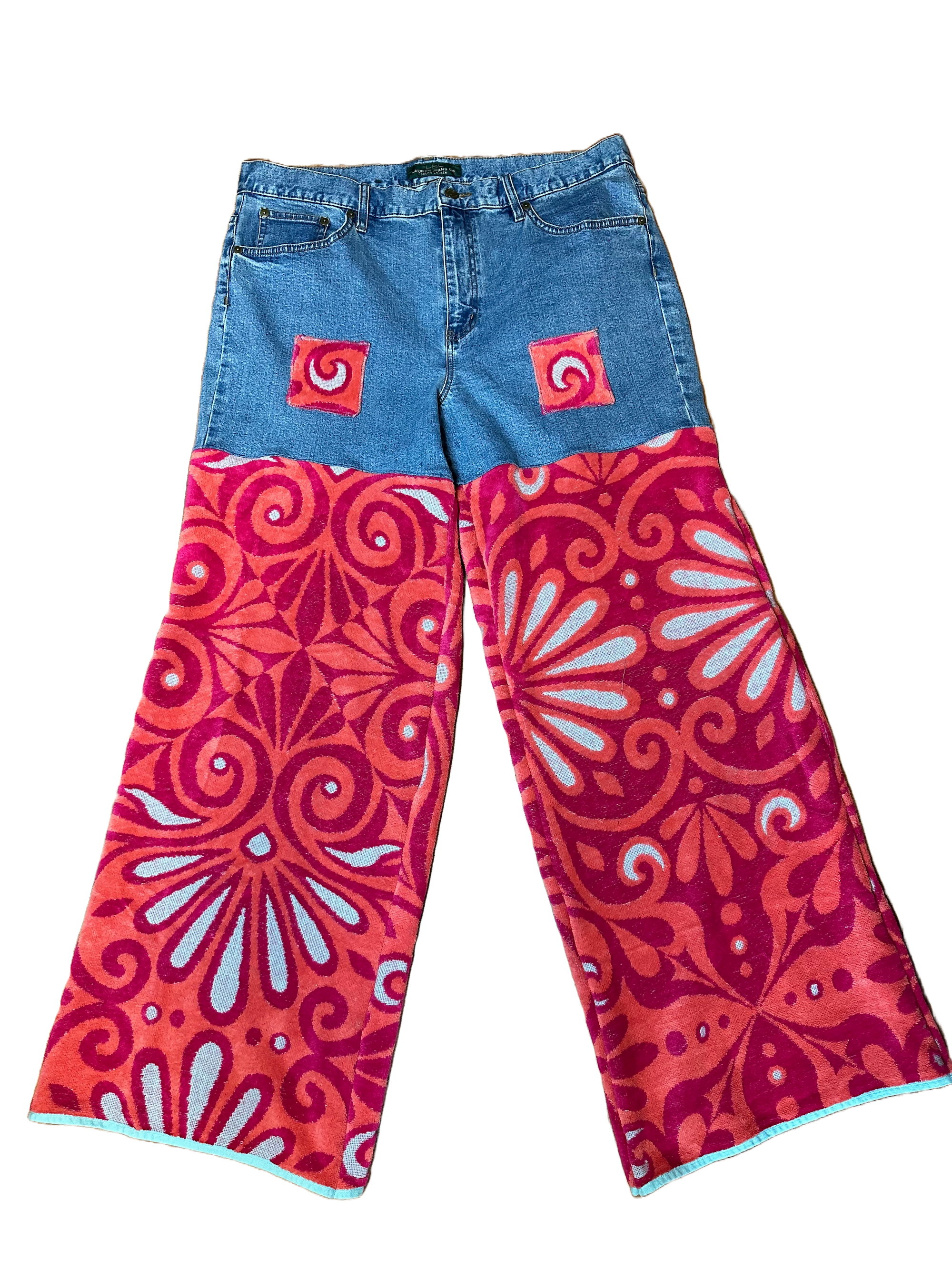 Upcycled Towel Jeans