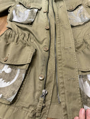 Upcycled J. Crew Army Jacket Love is Still the Answer