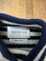 Baby Alpaca Eleven Six Sweater with Cashmere Hearts