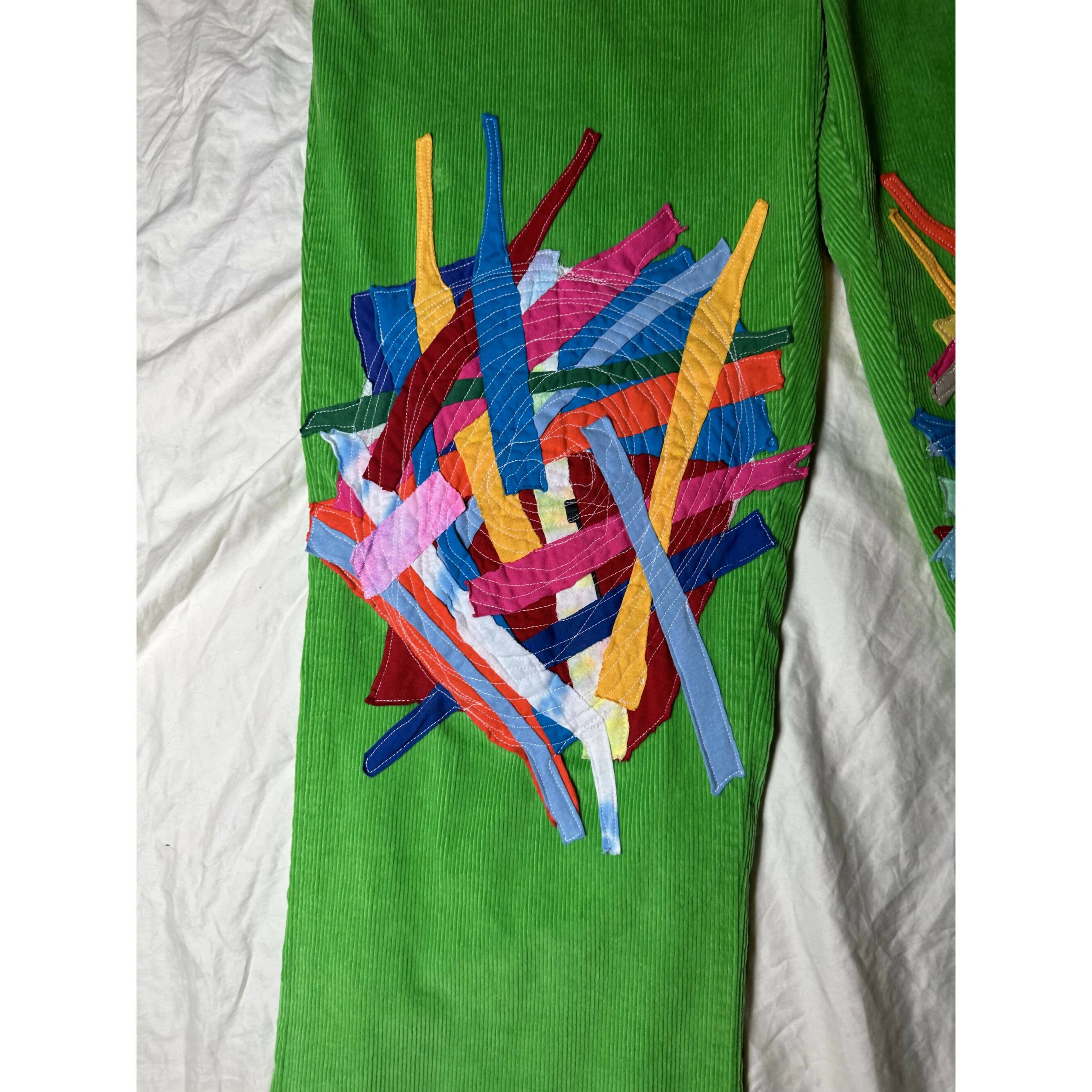 Blue Greenie Upcycled T-Shirt Corduroy Pants