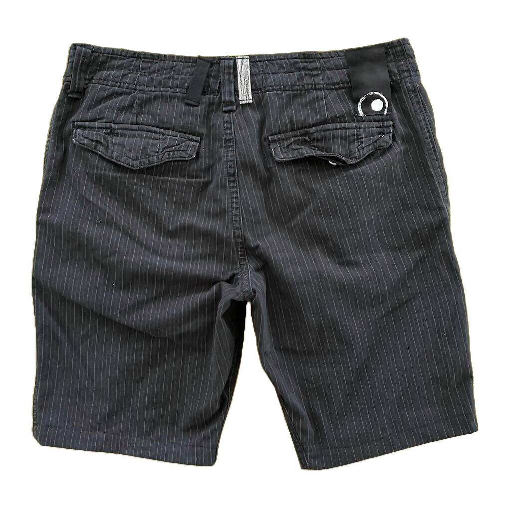 Patchy Pinstripe Shorts