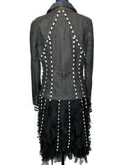 Denim Theory Jacket Upcycle with Tulle