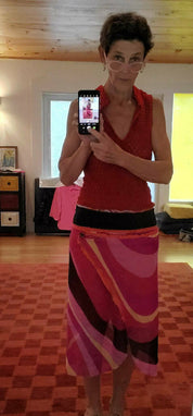 Upcycled Sleeveless Knit Dress