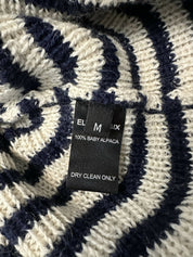 Baby Alpaca Eleven Six Sweater with Cashmere Hearts