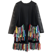 Blue Greenie T-Shirt Strip Dress
