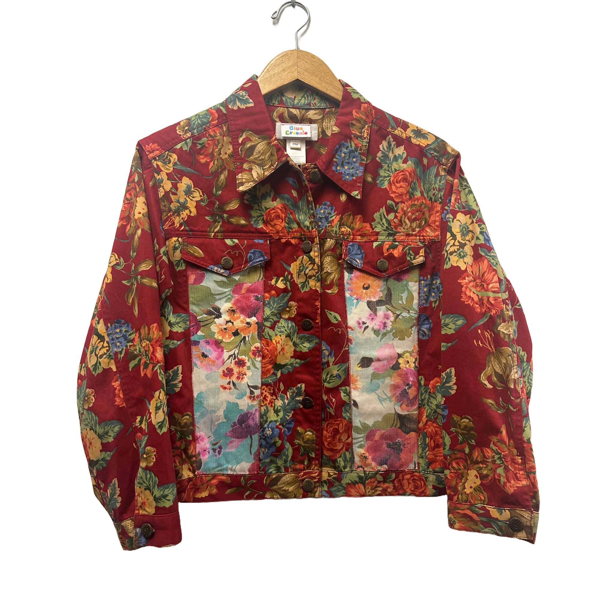 Floral Jean Jacket Combo