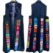 African Vest Coat with Cashmere