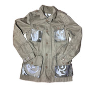 Upcycled J. Crew Army Jacket Love is Still the Answer
