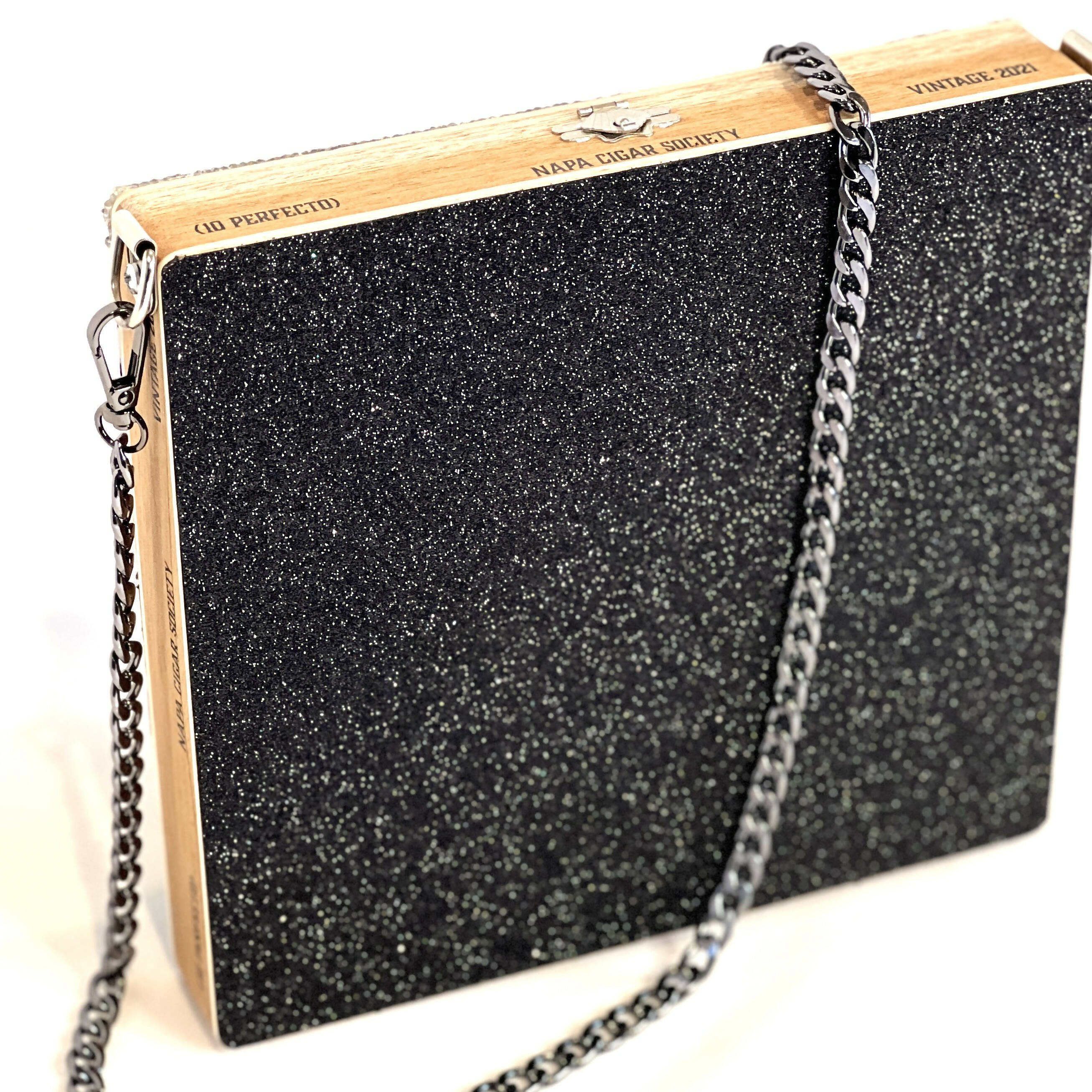 Black & Silver Bling Shoulder Bag