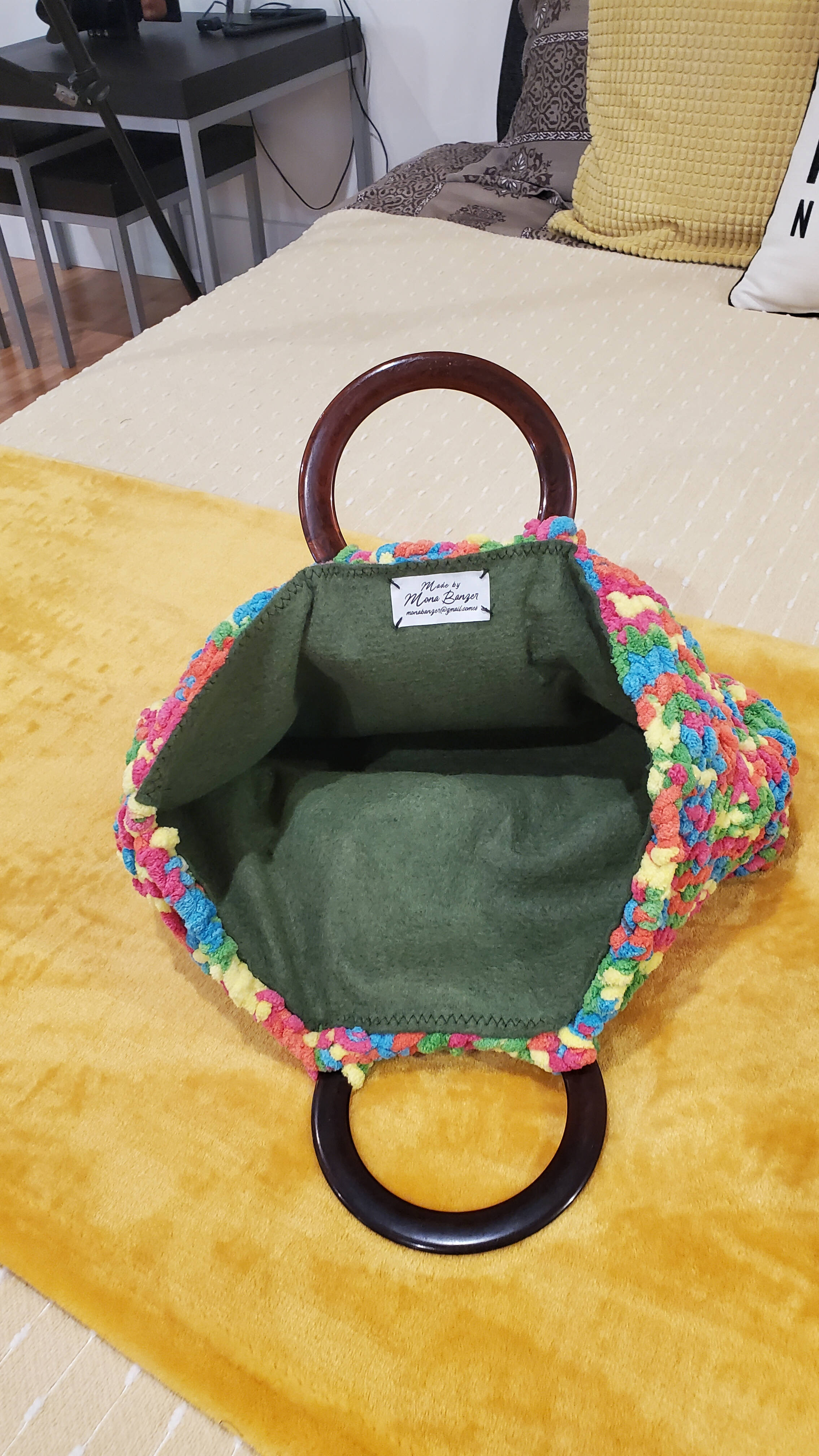 Hand Knitted Purse