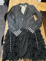 Denim Theory Jacket Upcycle with Tulle
