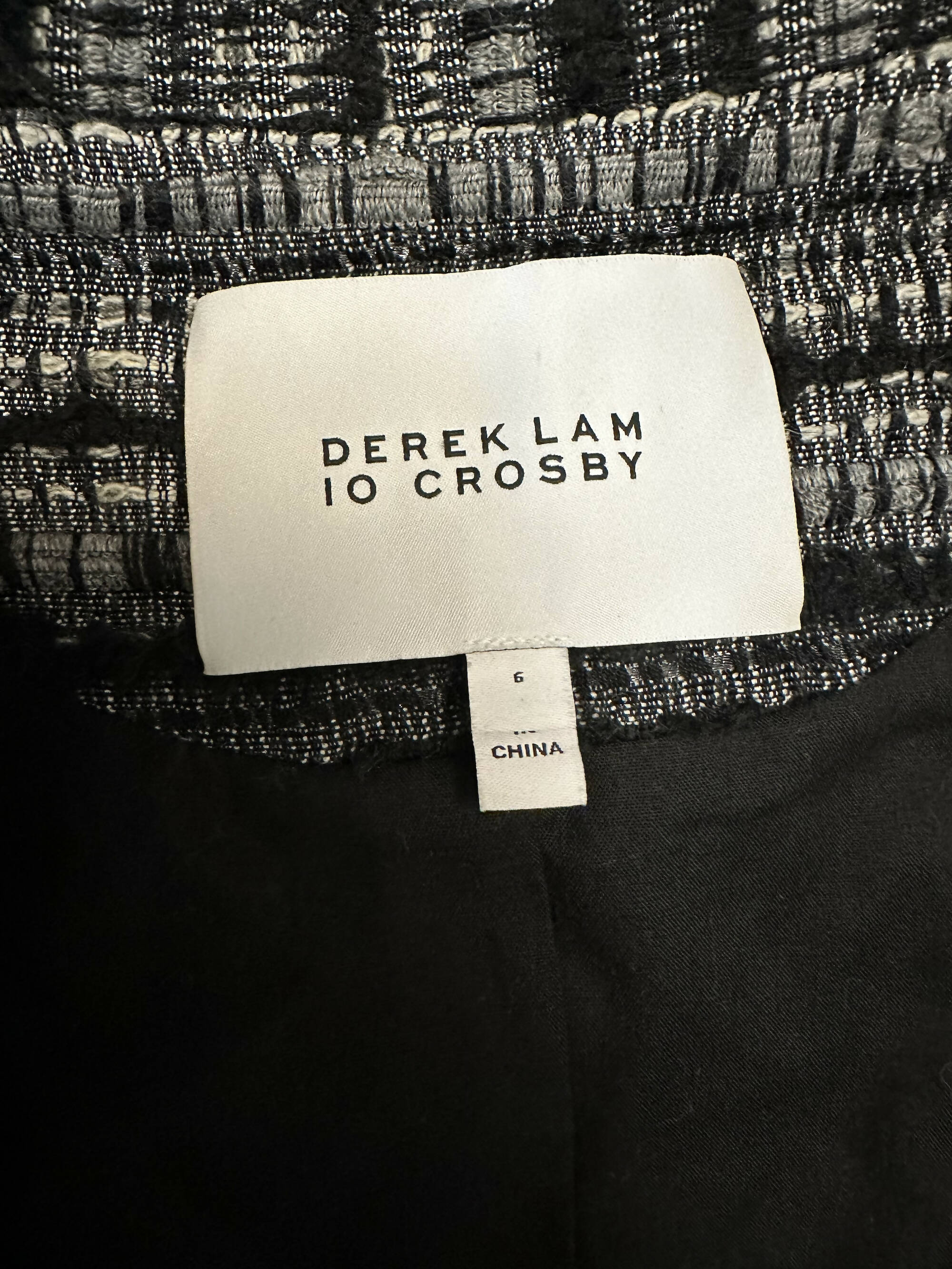 Black & White Derek Lam Upcycled Jacket