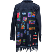 Tokyo Denim Shirt Dress with Fringe