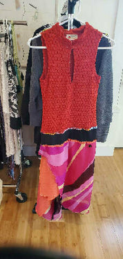 Upcycled Sleeveless Knit Dress