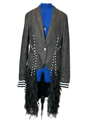 Denim Theory Jacket Upcycle with Tulle