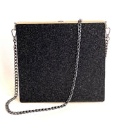 Black & Silver Bling Shoulder Bag