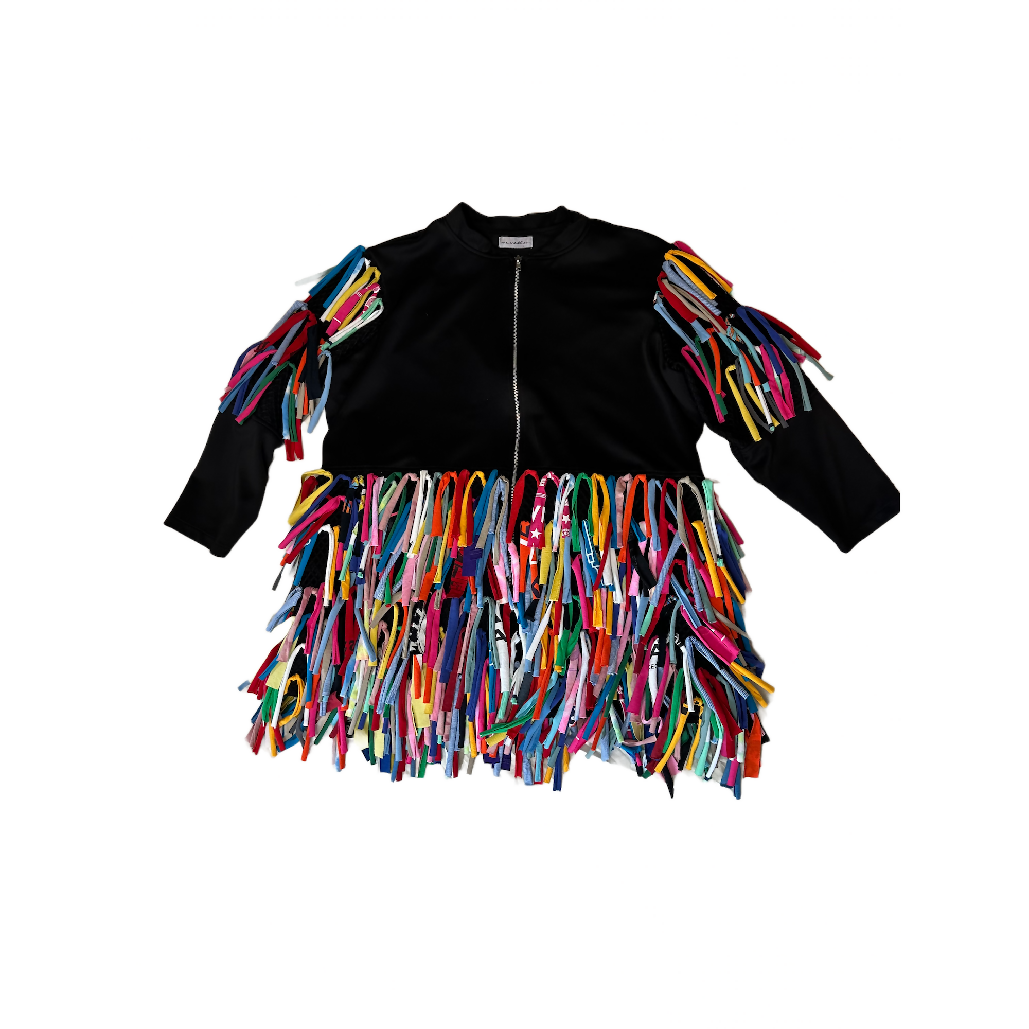 Blue Greenie T-Shirt Strip Black Jacket