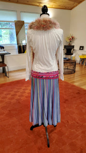 Knitted Colorfull Upcycled Skirt