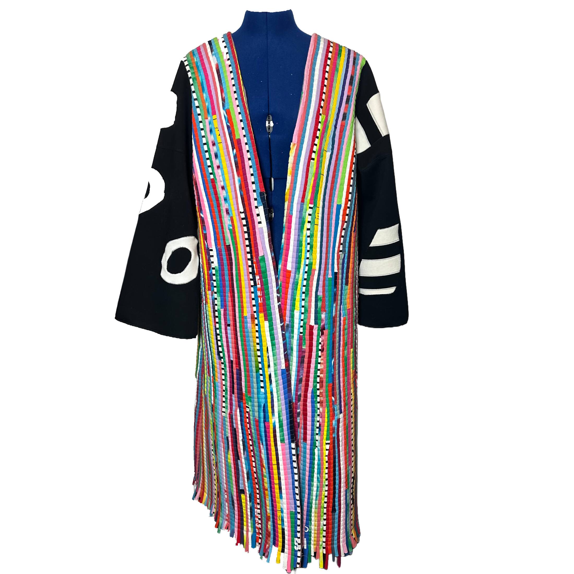 T-Shirt Strip Kimono