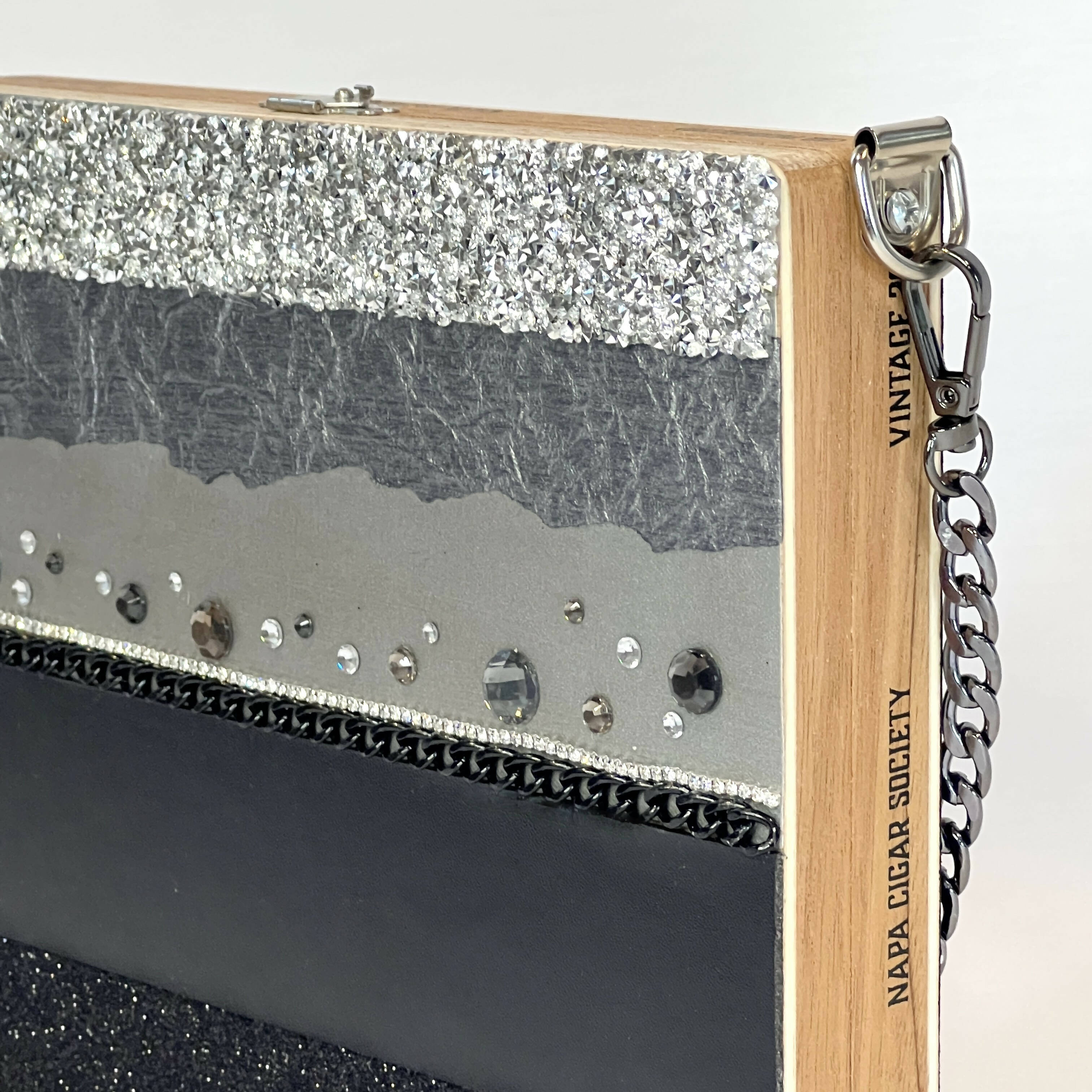 Black & Silver Bling Shoulder Bag